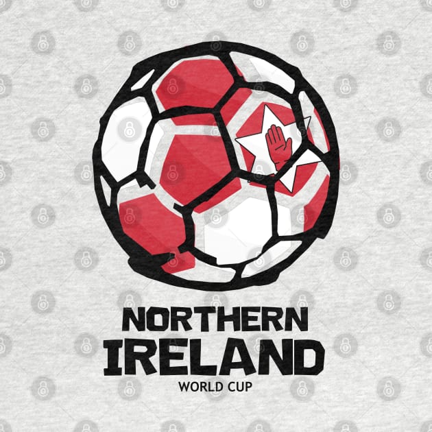 Northern Ireland Football Country Flag by KewaleeTee